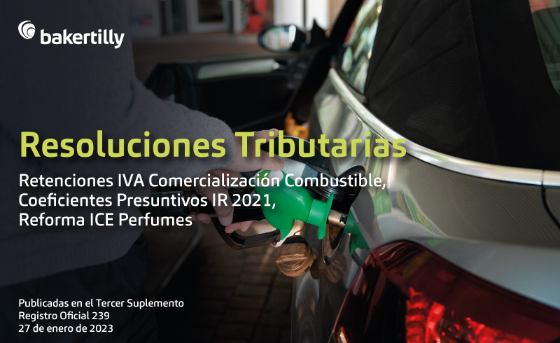 Resoluciones Tributarias Ret IVA Combustible, Coef Presuntivos IR 2021, ICE Perfumes